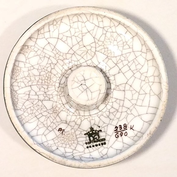 Royal Copenhagen Crackle Glaze Candleholder - Picture 6 of 8
